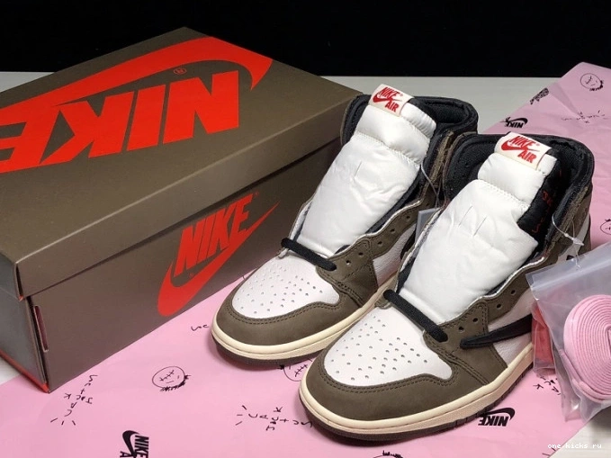 Rep Onekick CD4487 'Mocha' Jordan Scott Retro OG High x 1 100 - Air Travis 0816